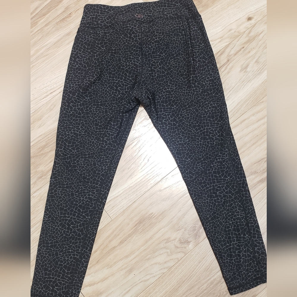 Carrie Underwood Calia Yoga Workout Stretch Pant Mosaic Black Print Large